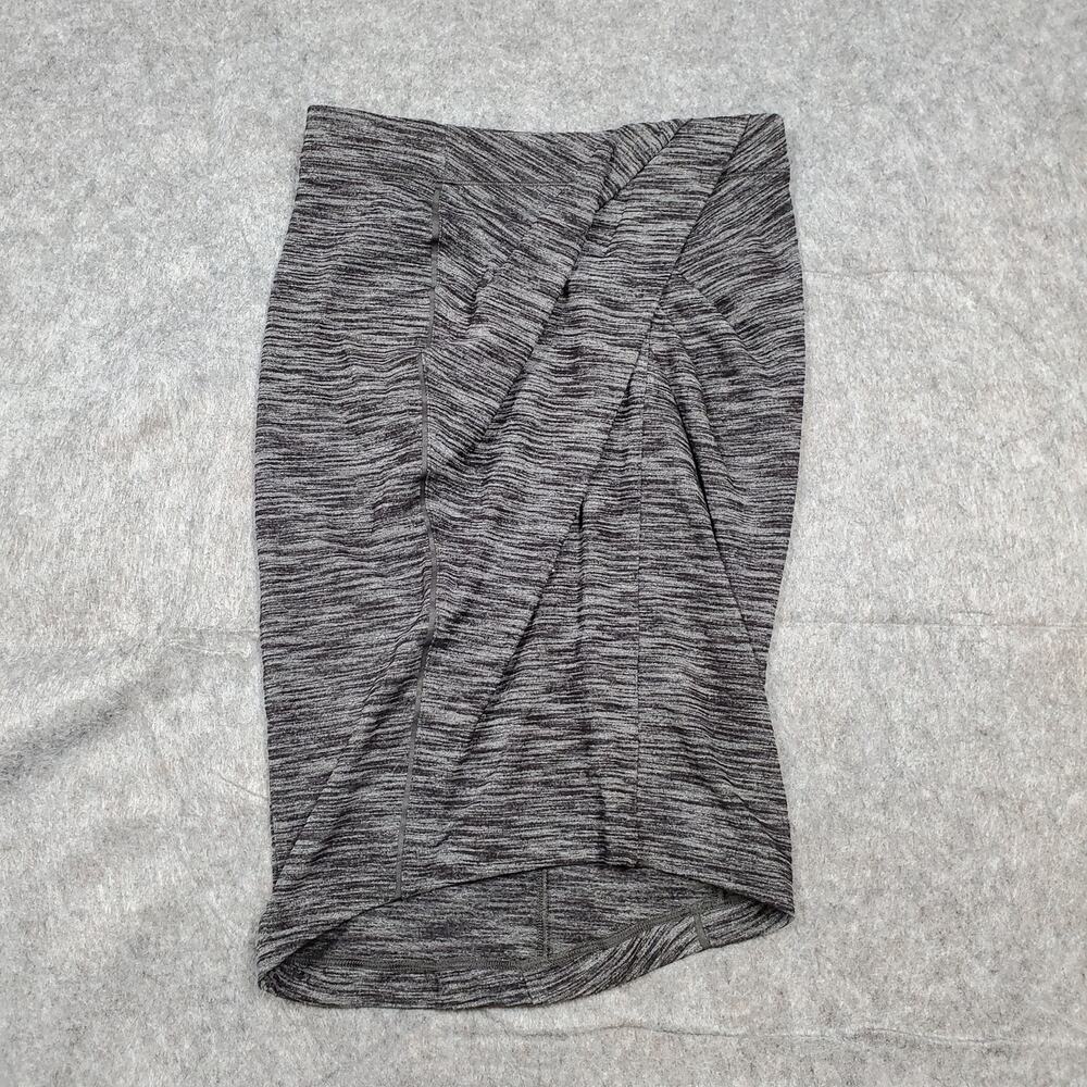 Lululemon Skirt Womens 4 Haven Knee Length‎ Bodycon Stretch Faux Wrap